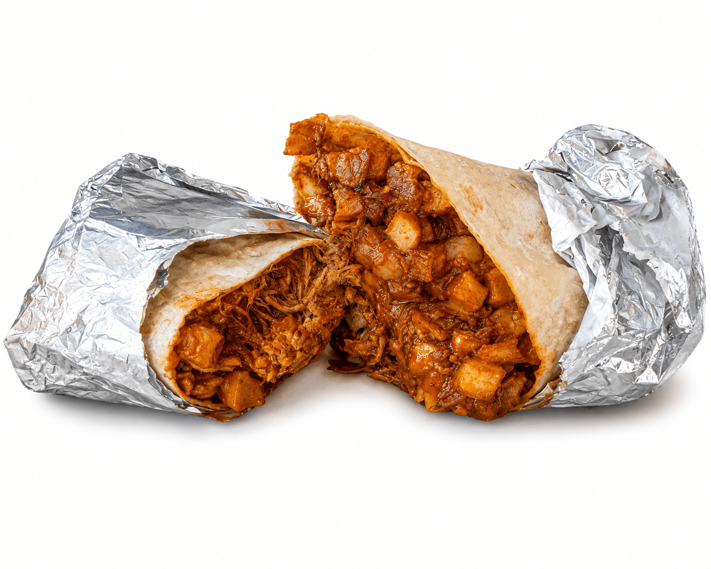 Carne Adovada lunch burrito