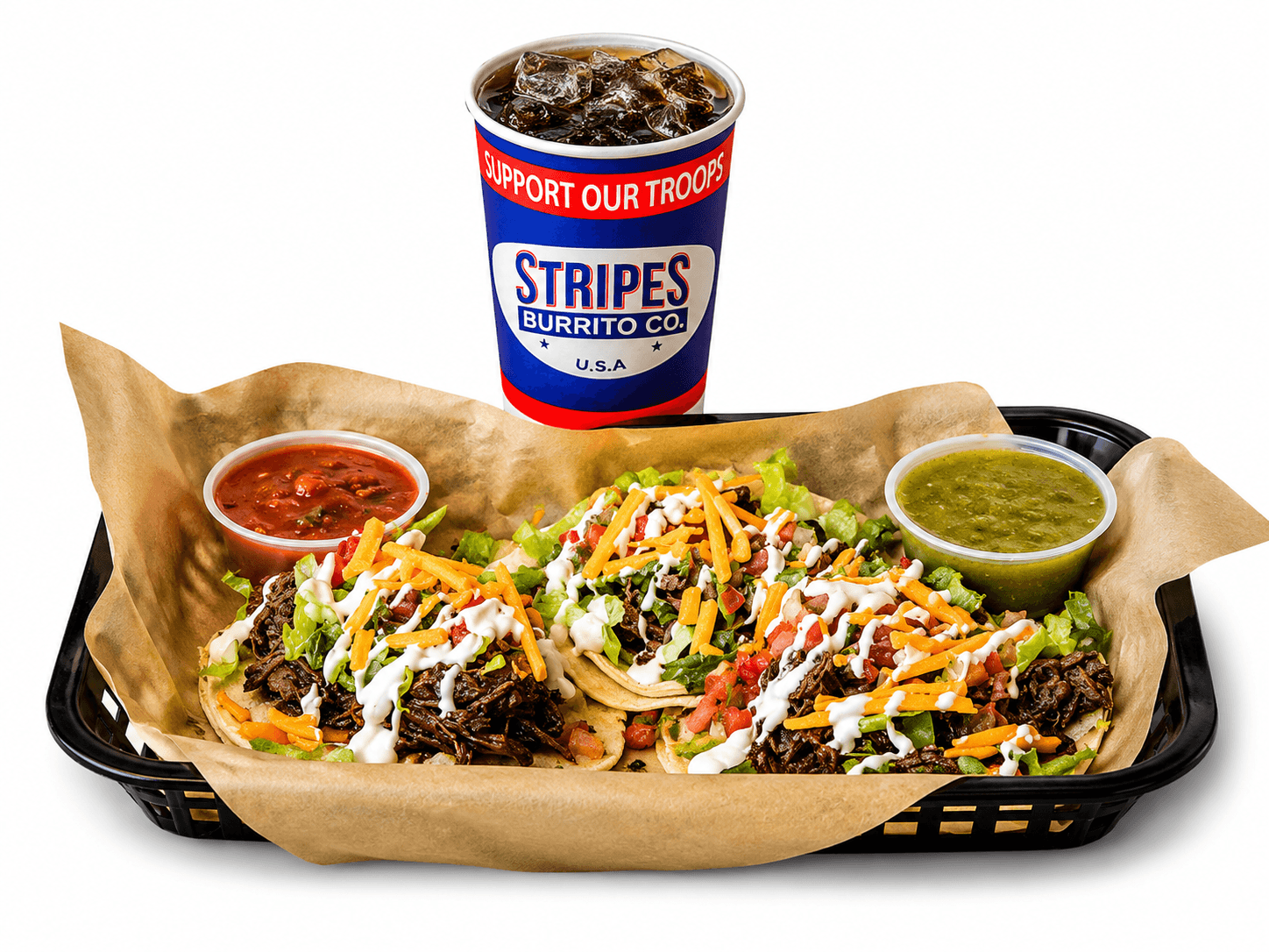 Specialty street tacos plate